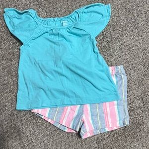 Carters Girls Toddler Matching Set 24m